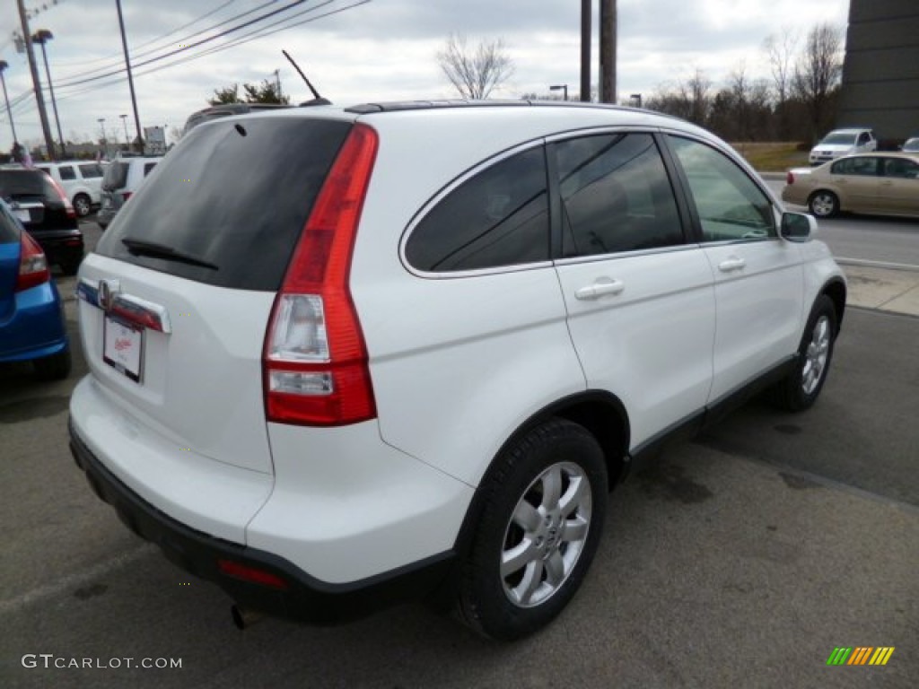 2008 CR-V EX-L 4WD - Taffeta White / Gray photo #7