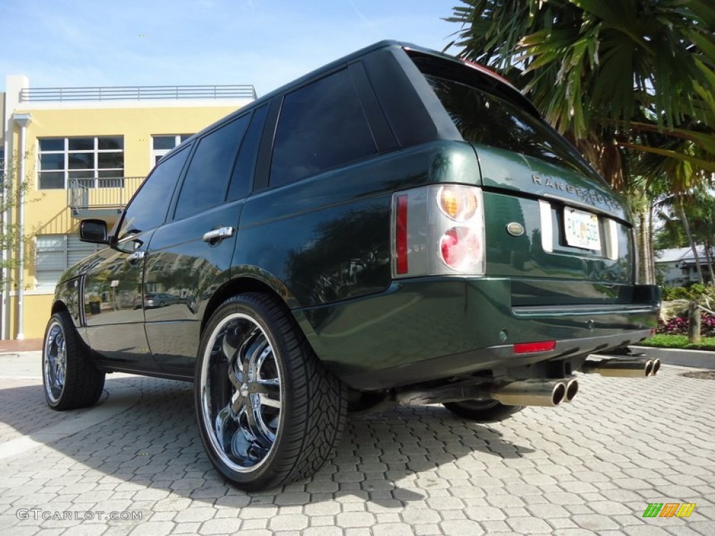 2004 Range Rover HSE - Epsom Green Metallic / Sand/Jet Black photo #36