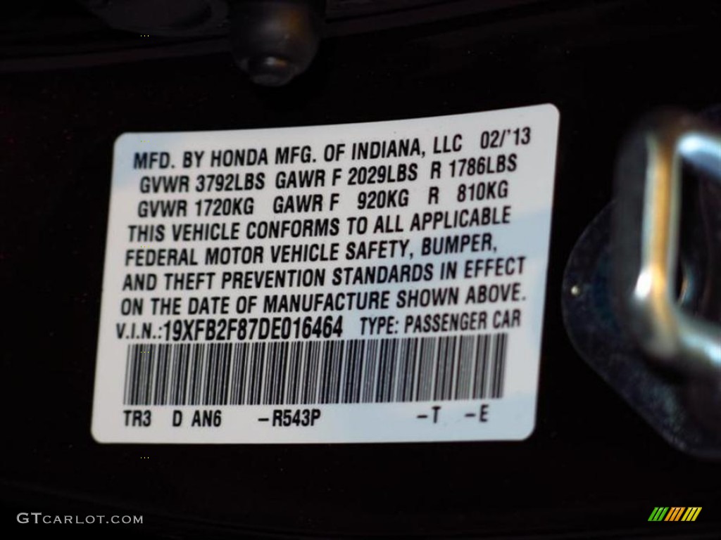 2013 Civic EX Sedan - Crimson Red Pearl / Beige photo #10