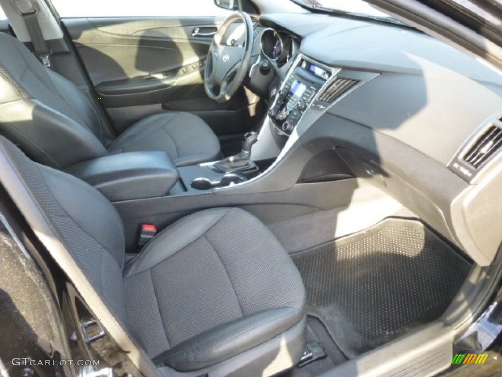 2011 Sonata SE - Midnight Black / Black photo #9