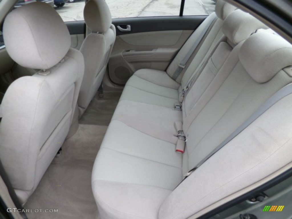 Beige Interior 2008 Hyundai Sonata GLS Photo #78789878