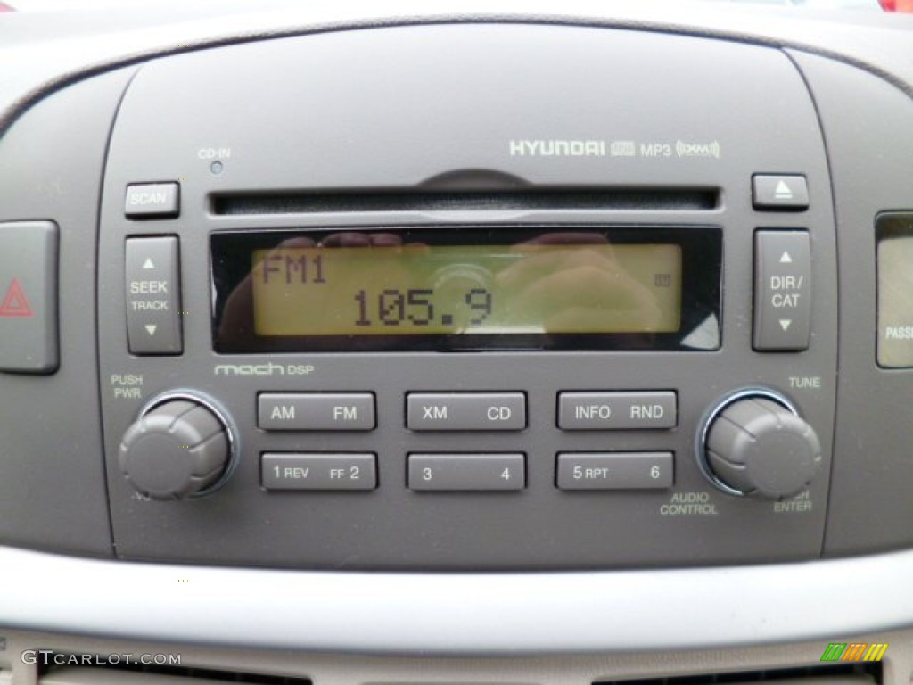 2008 Hyundai Sonata GLS Audio System Photo #78789962