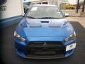 2012 Octane Blue Mitsubishi Lancer Evolution GSR  photo #2