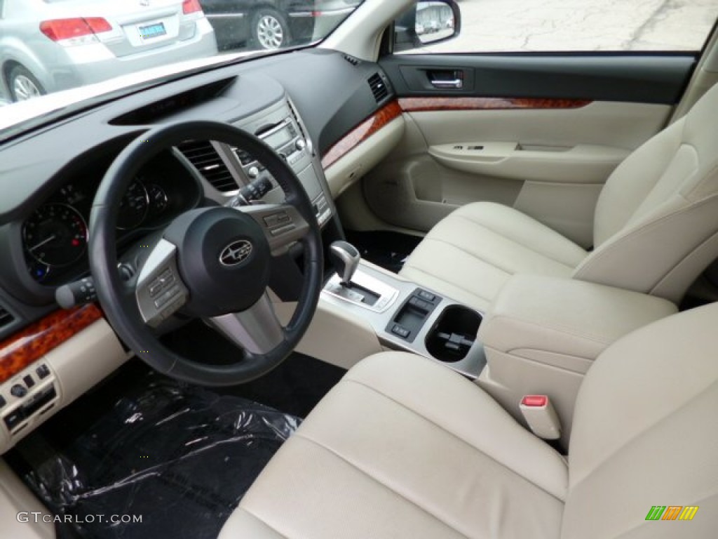 Warm Ivory Interior 2011 Subaru Outback 2.5i Limited Wagon Photo #78790300
