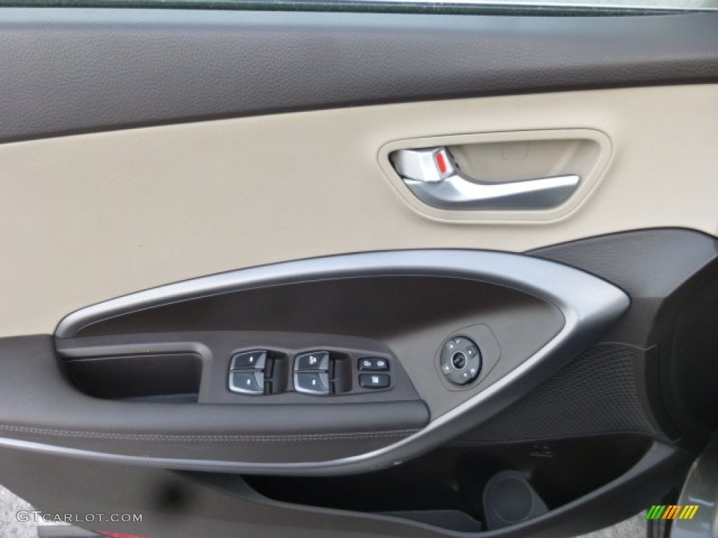 2013 Hyundai Santa Fe Sport AWD Beige Door Panel Photo #78790358
