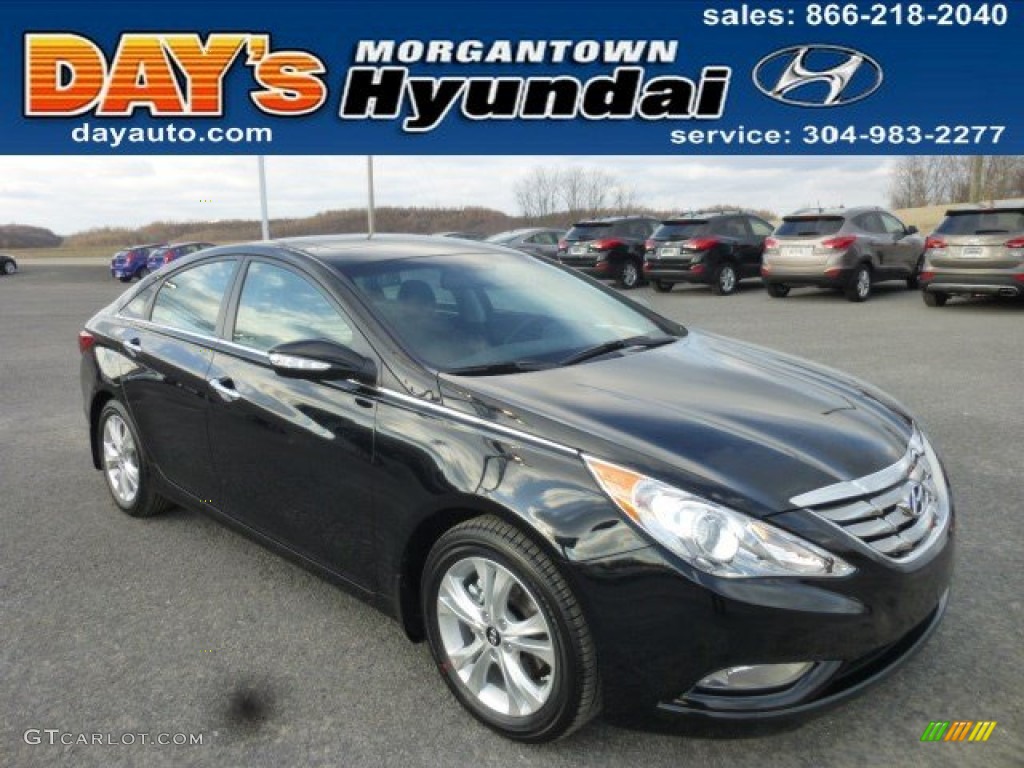 Midnight Black Hyundai Sonata