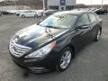 2013 Midnight Black Hyundai Sonata Limited  photo #3