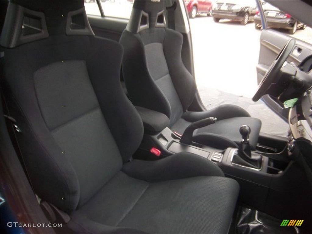 Black Recaro Interior 2012 Mitsubishi Lancer Evolution GSR Photo #78790502