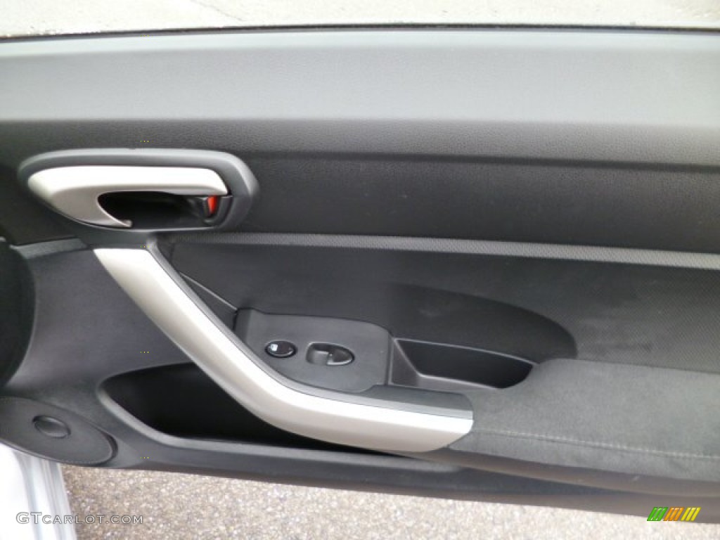 2007 Civic EX Coupe - Alabaster Silver Metallic / Gray photo #12