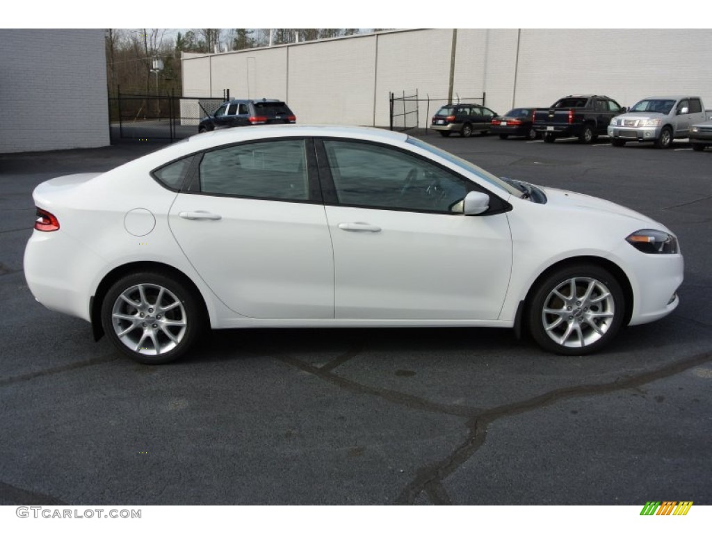 2013 Dart SXT - Bright White / Black photo #6