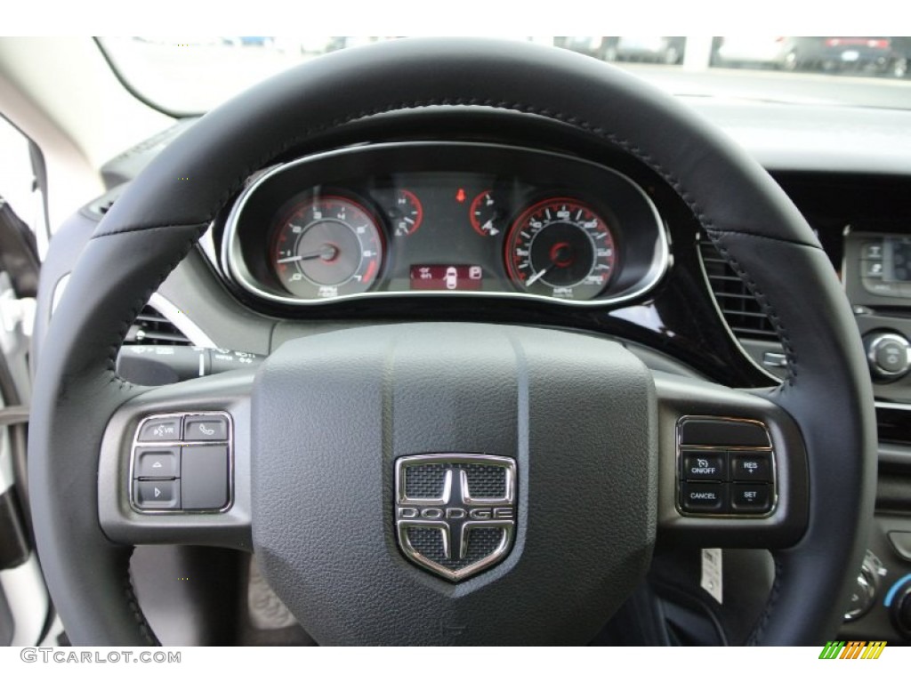 2013 Dart SXT - Bright White / Black photo #12
