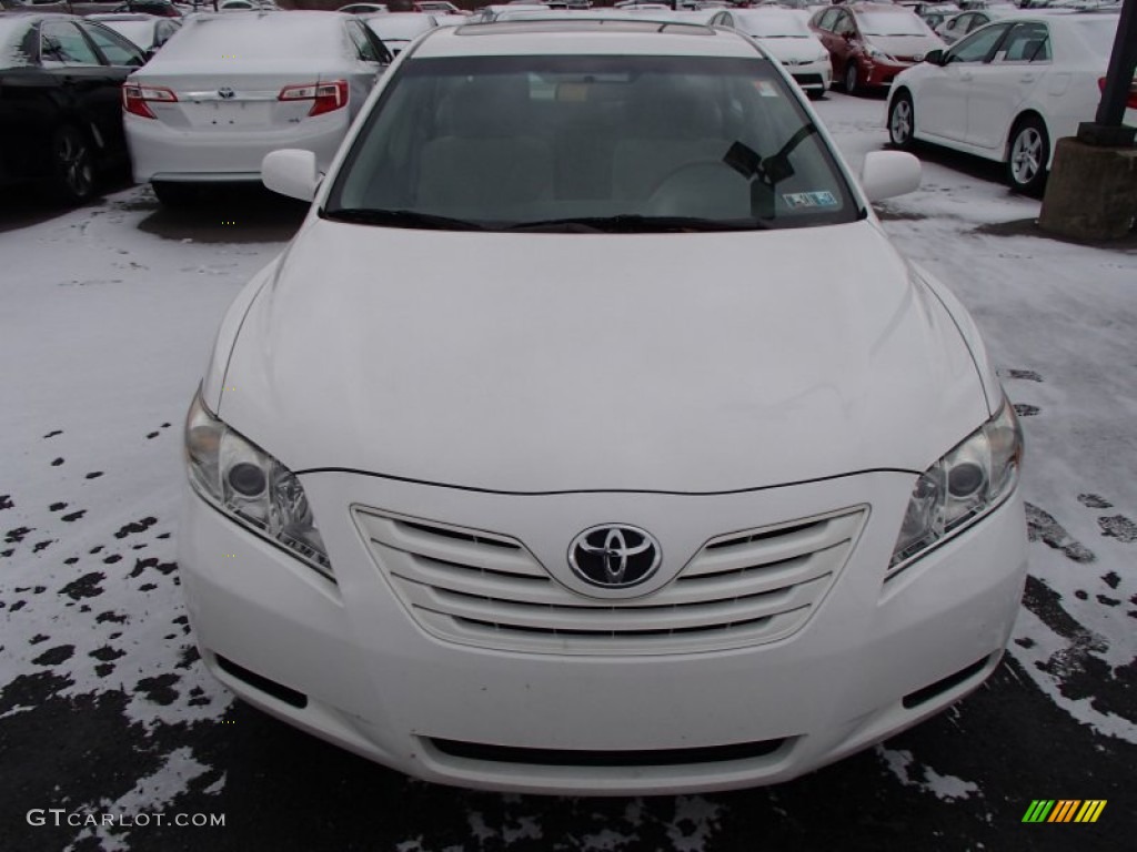 2008 Camry CE - Super White / Ash photo #2