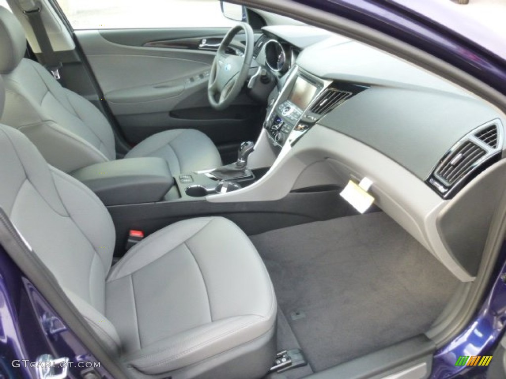 Gray Interior 2013 Hyundai Sonata Limited 2.0T Photo #78790946