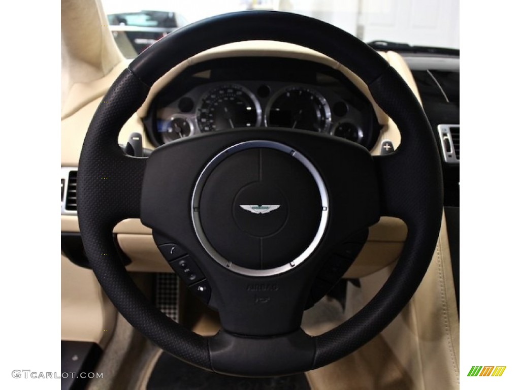 2007 Aston Martin V8 Vantage Coupe Sandstorm Steering Wheel Photo #78791588