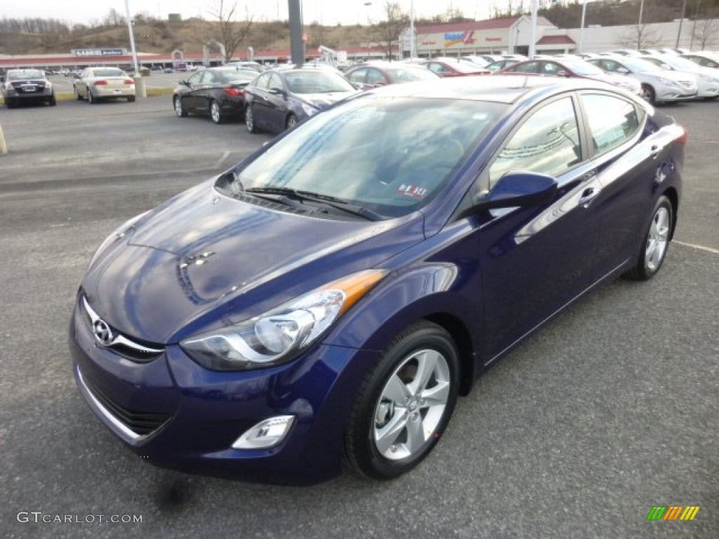 Indigo Night 2013 Hyundai Elantra GLS Exterior Photo #78791594