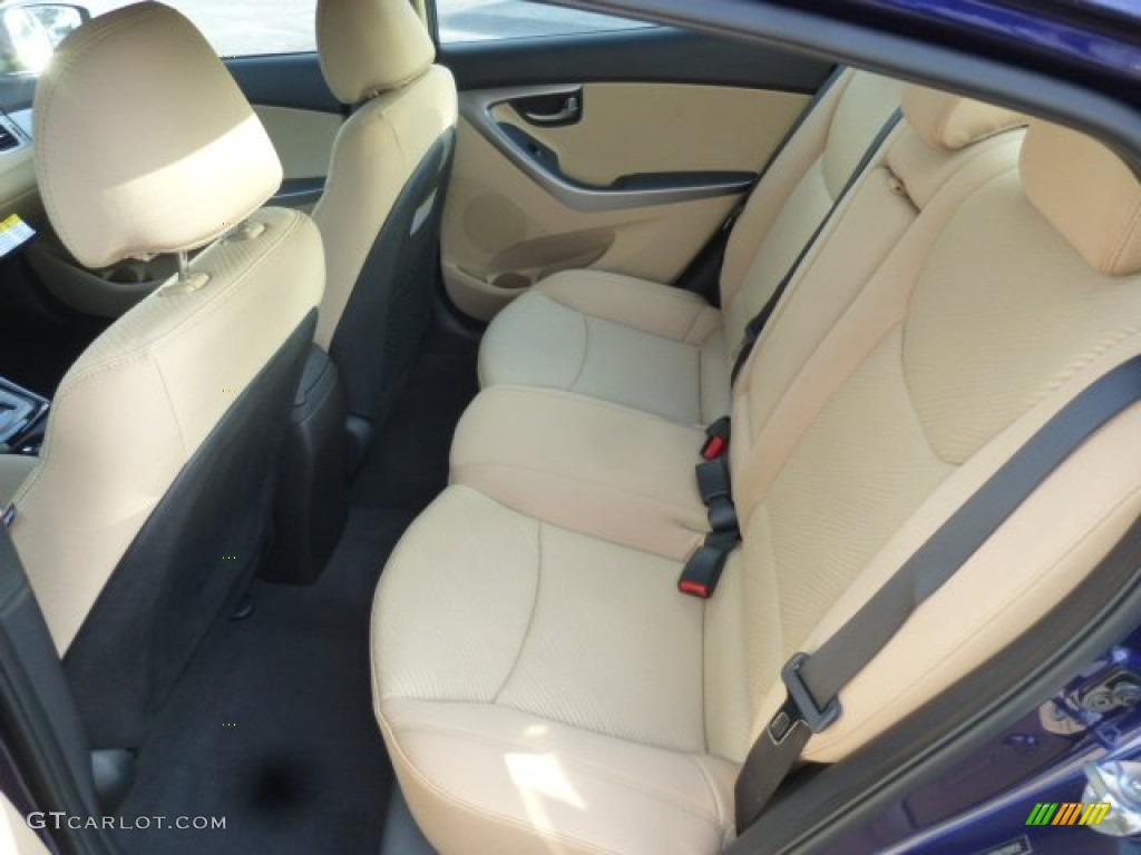 2013 Hyundai Elantra GLS Rear Seat Photo #78791789