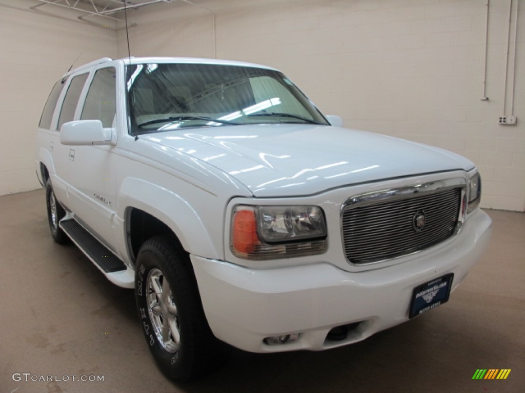 2000 Escalade 4WD - Aspen White / Neutral Shale photo #1