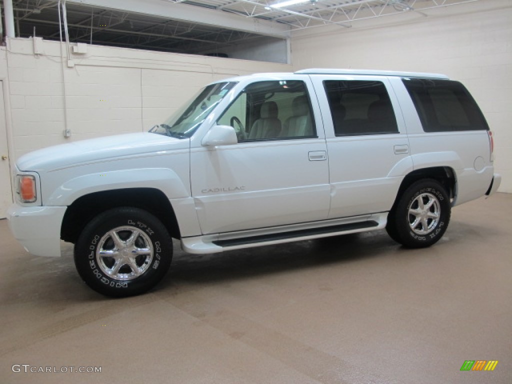 Aspen White 2000 Cadillac Escalade 4WD Exterior Photo #78792071