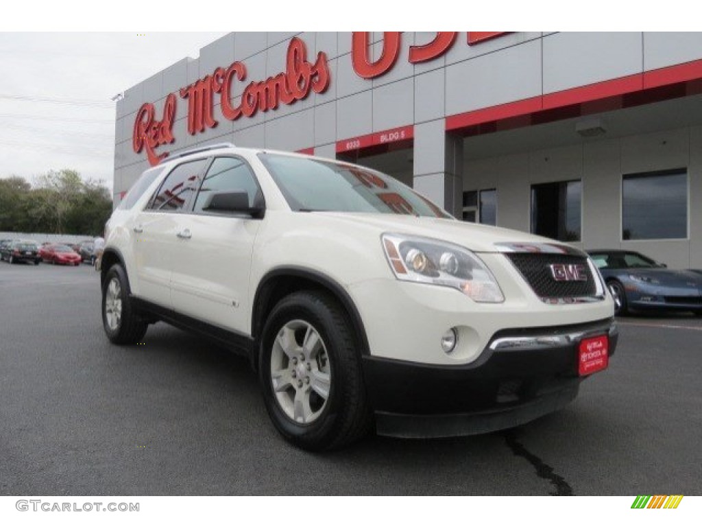 2010 Acadia SLE - White Diamond Tricoat / Ebony photo #1