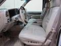 2000 Cadillac Escalade Neutral Shale Interior Front Seat Photo