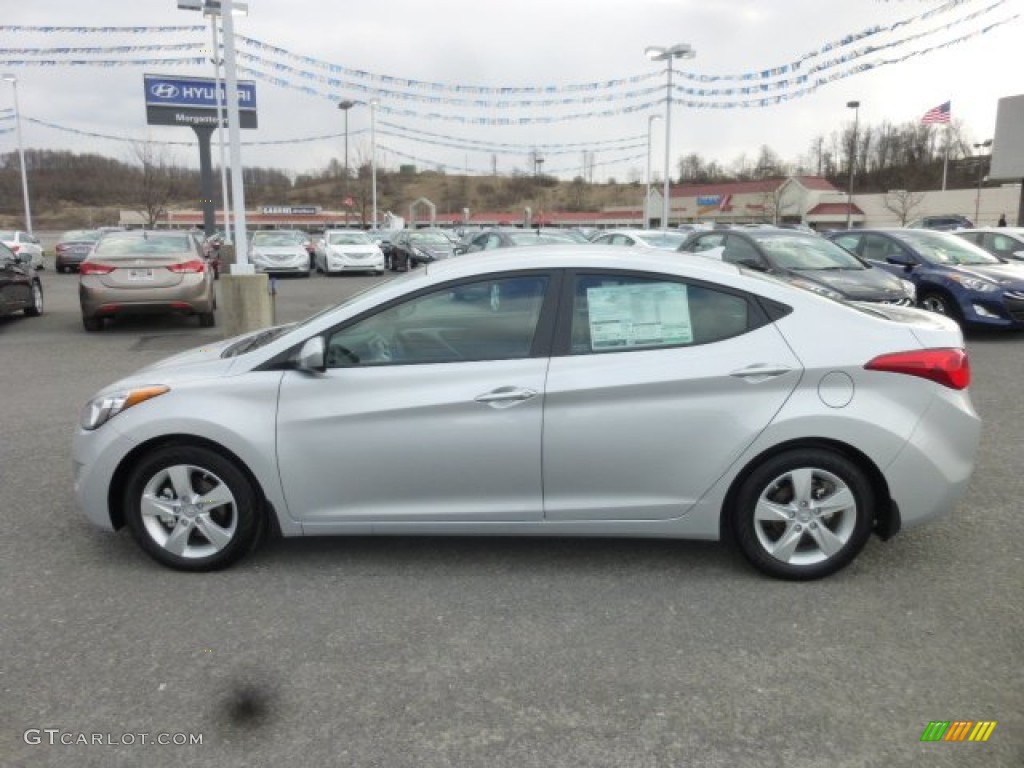 2013 Elantra GLS - Silver / Gray photo #4