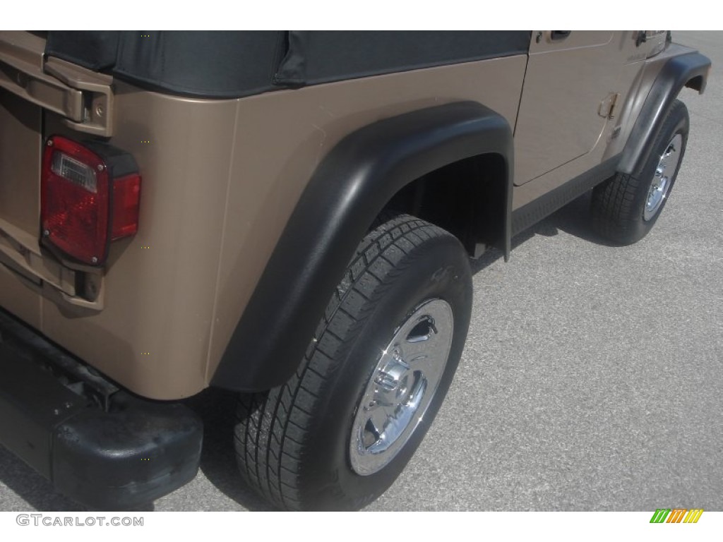 2000 Wrangler SE 4x4 - Desert Sand Pearl / Camel photo #5