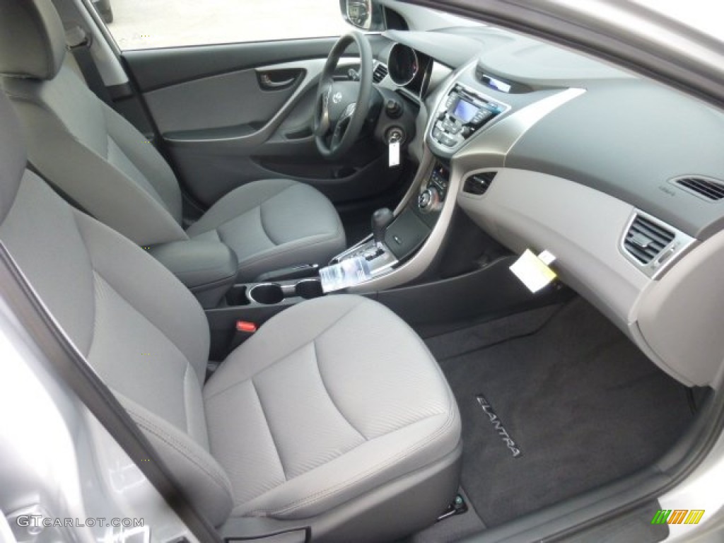 2013 Elantra GLS - Silver / Gray photo #10