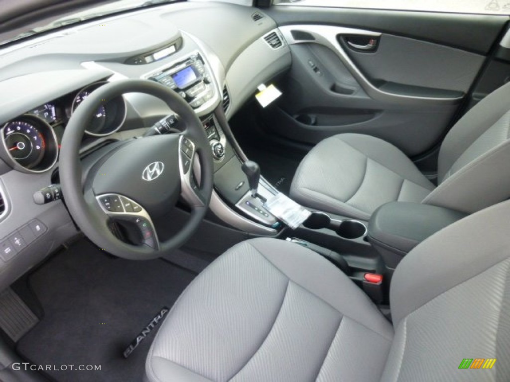 2013 Elantra GLS - Silver / Gray photo #16