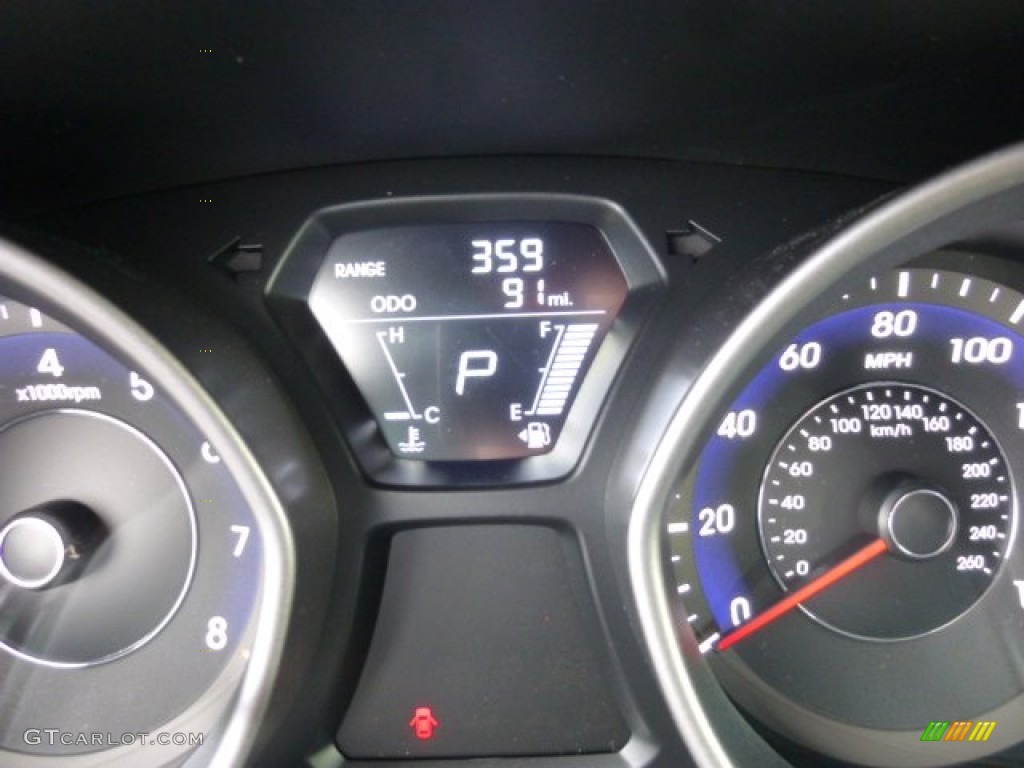 2013 Elantra GLS - Silver / Gray photo #20