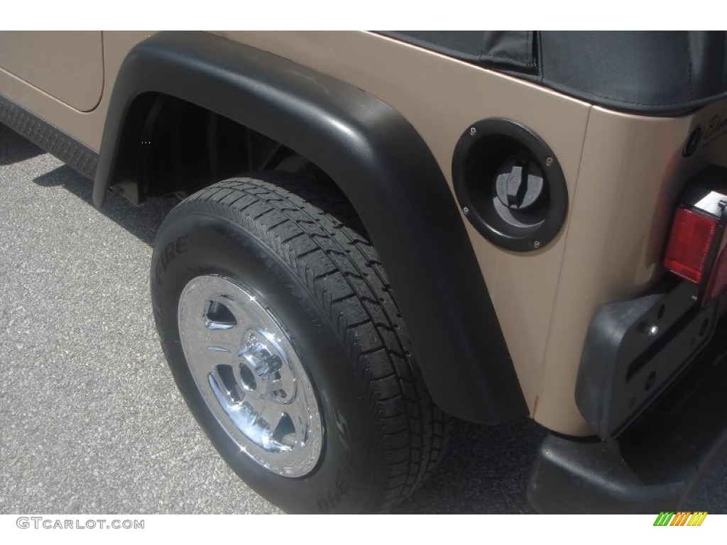 2000 Wrangler SE 4x4 - Desert Sand Pearl / Camel photo #27