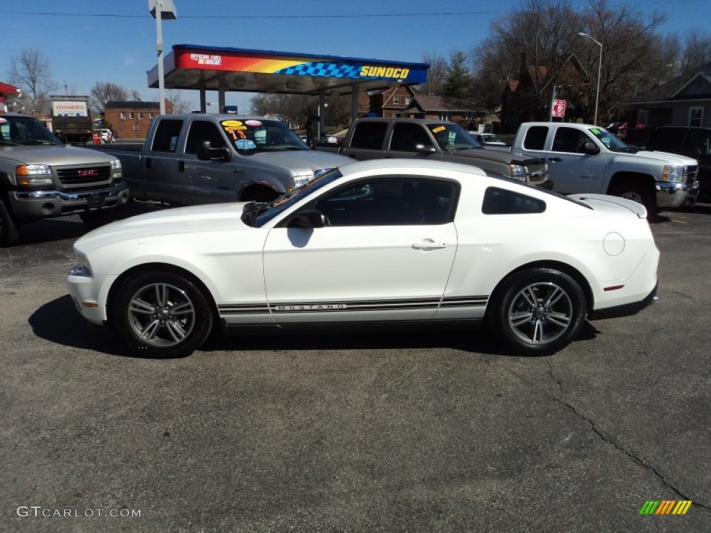 2012 Mustang V6 Premium Coupe - Performance White / Charcoal Black photo #1