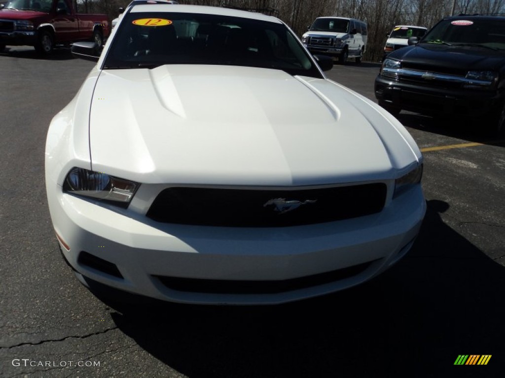 2012 Mustang V6 Premium Coupe - Performance White / Charcoal Black photo #30