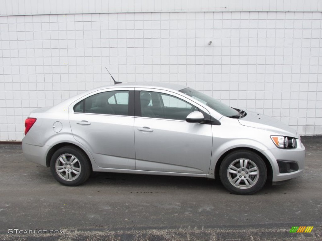 Silver Ice Metallic 2012 Chevrolet Sonic LT Sedan Exterior Photo #78794794