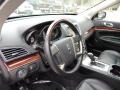 2010 Lincoln MKT Charcoal Black Interior Steering Wheel Photo