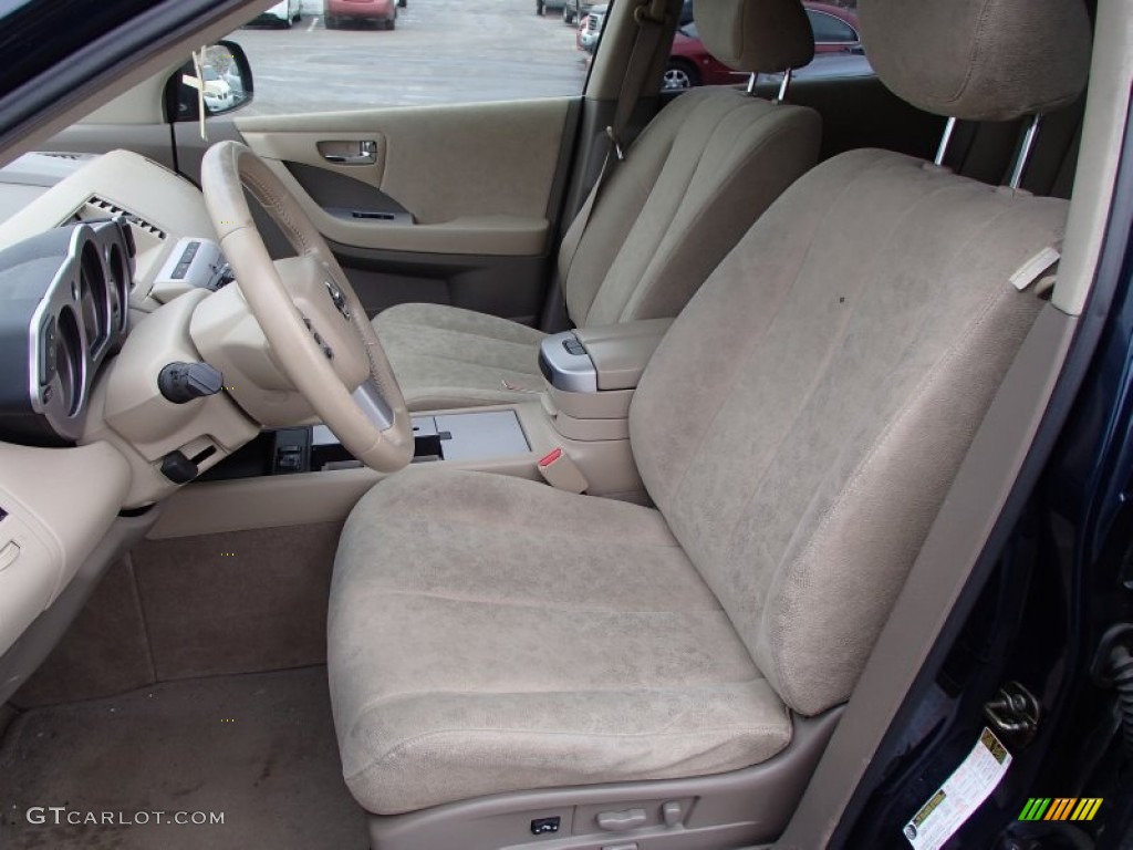 2006 Murano SL AWD - Midnight Blue Pearl / Cafe Latte photo #9