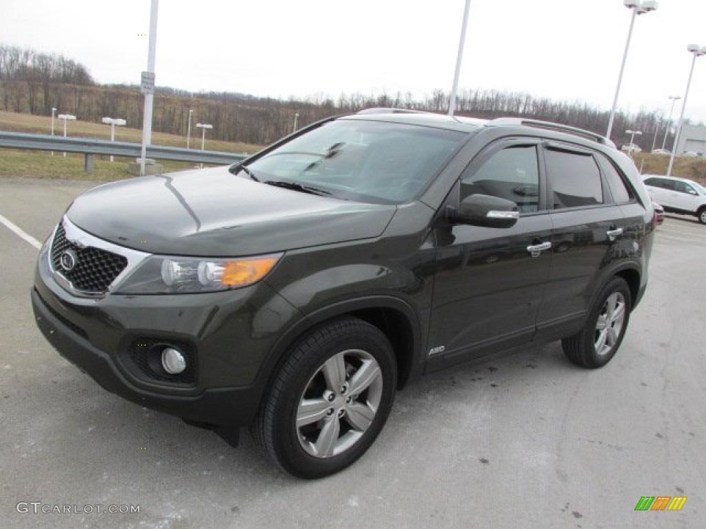 Tuscan Olive 2013 Kia Sorento EX V6 AWD Exterior Photo #78796086