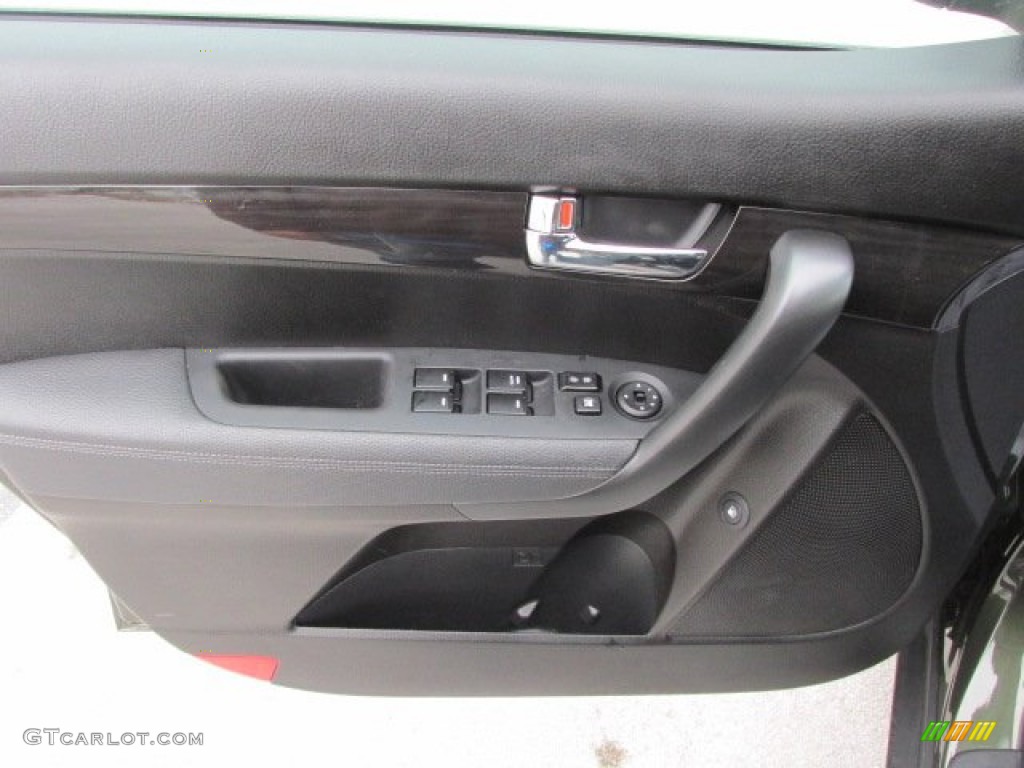 2013 Kia Sorento EX V6 AWD Black Door Panel Photo #78796223