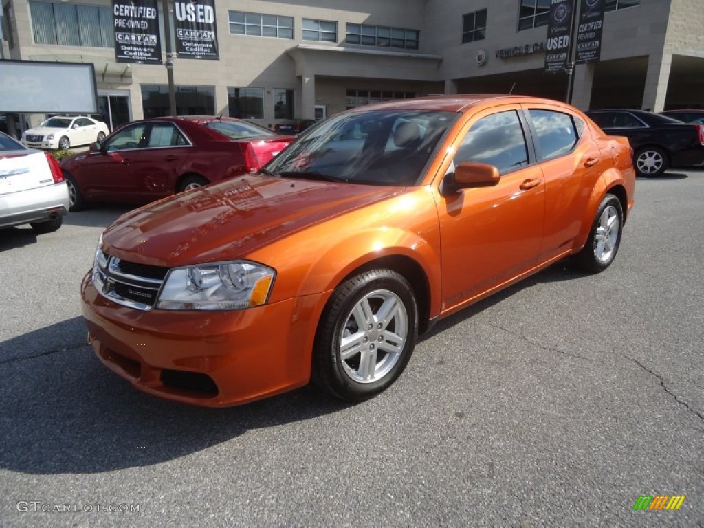 Mango Tango Pearl 2011 Dodge Avenger Mainstreet Exterior Photo #78797015