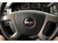 Ebony/Light Cashmere 2010 GMC Sierra 1500 SLT Crew Cab 4x4 Steering Wheel
