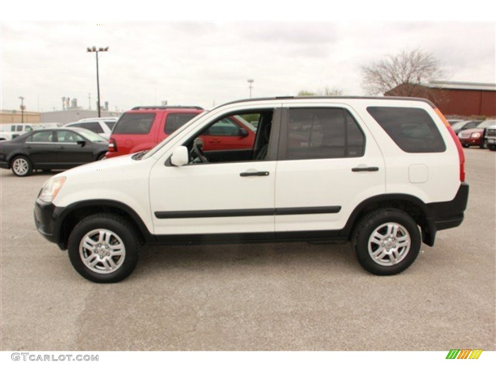Taffeta White 2004 Honda CR-V EX 4WD Exterior Photo #78797558