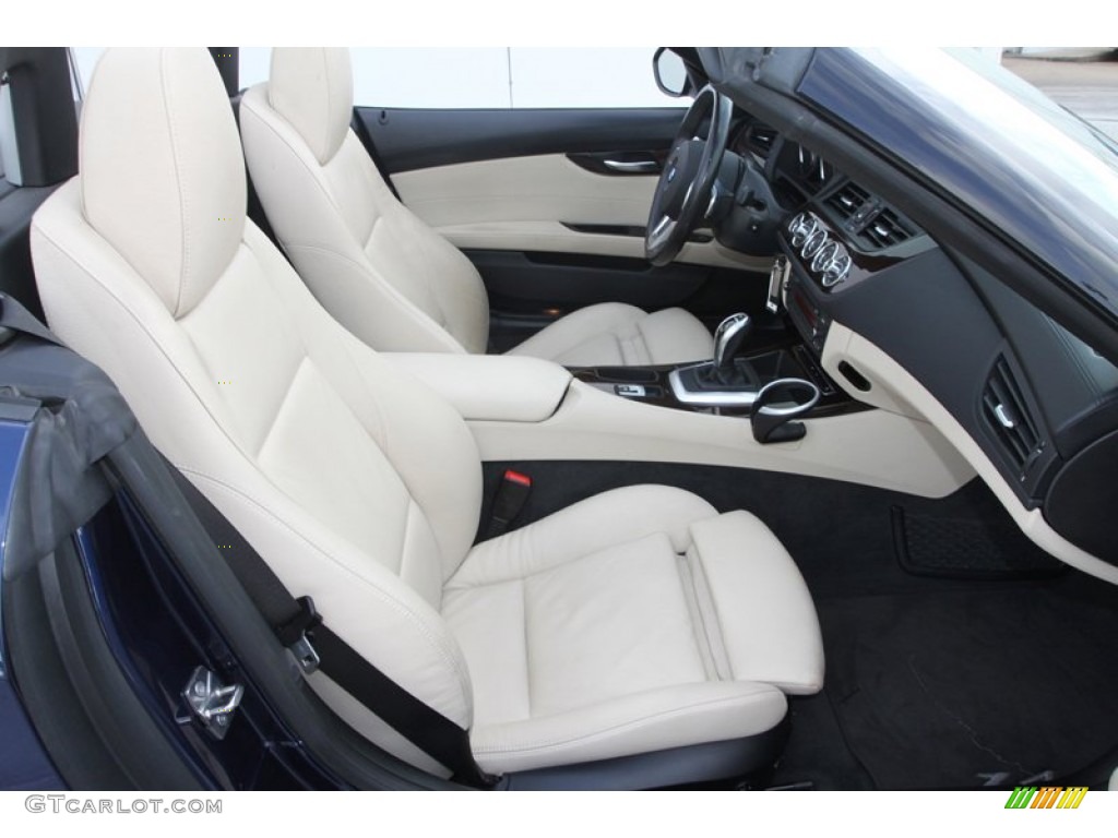 Beige Kansas Leather Interior 2009 BMW Z4 sDrive35i Roadster Photo #78798605