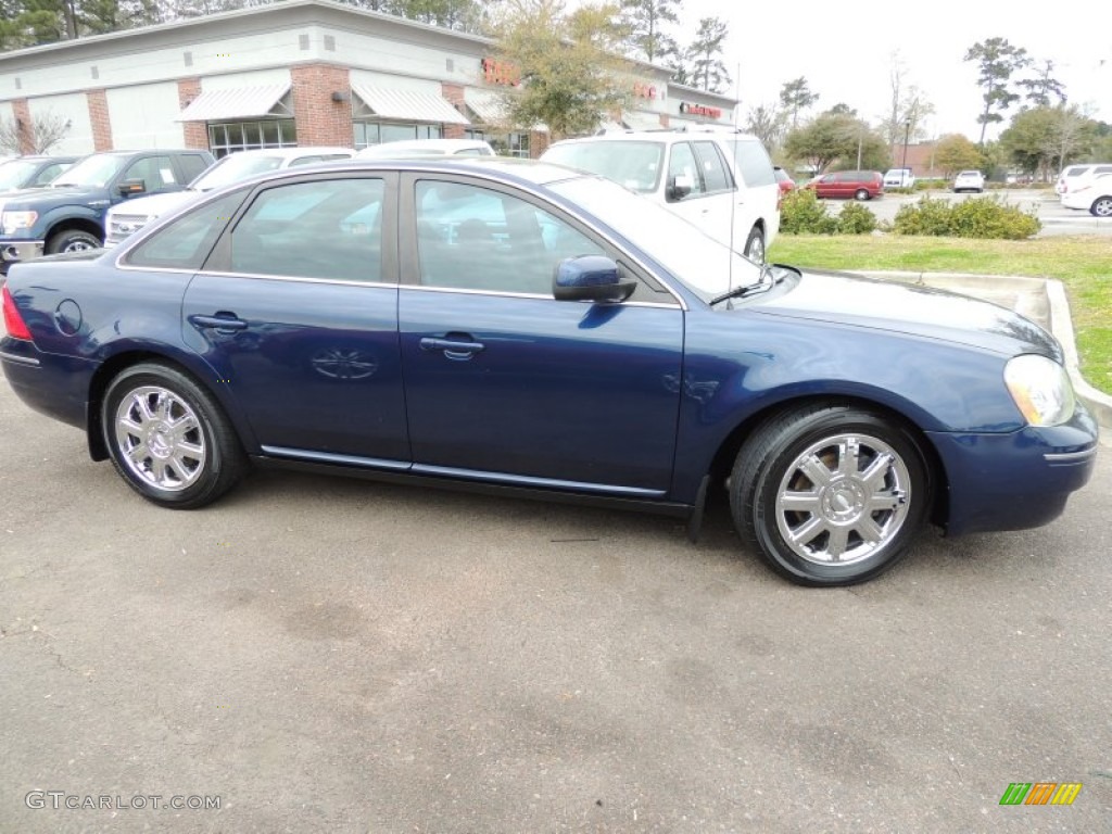 2007 Five Hundred SEL - Dark Blue Pearl Metallic / Pebble photo #13