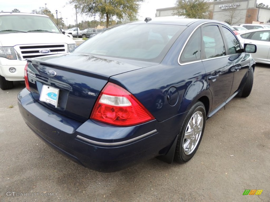 2007 Five Hundred SEL - Dark Blue Pearl Metallic / Pebble photo #14