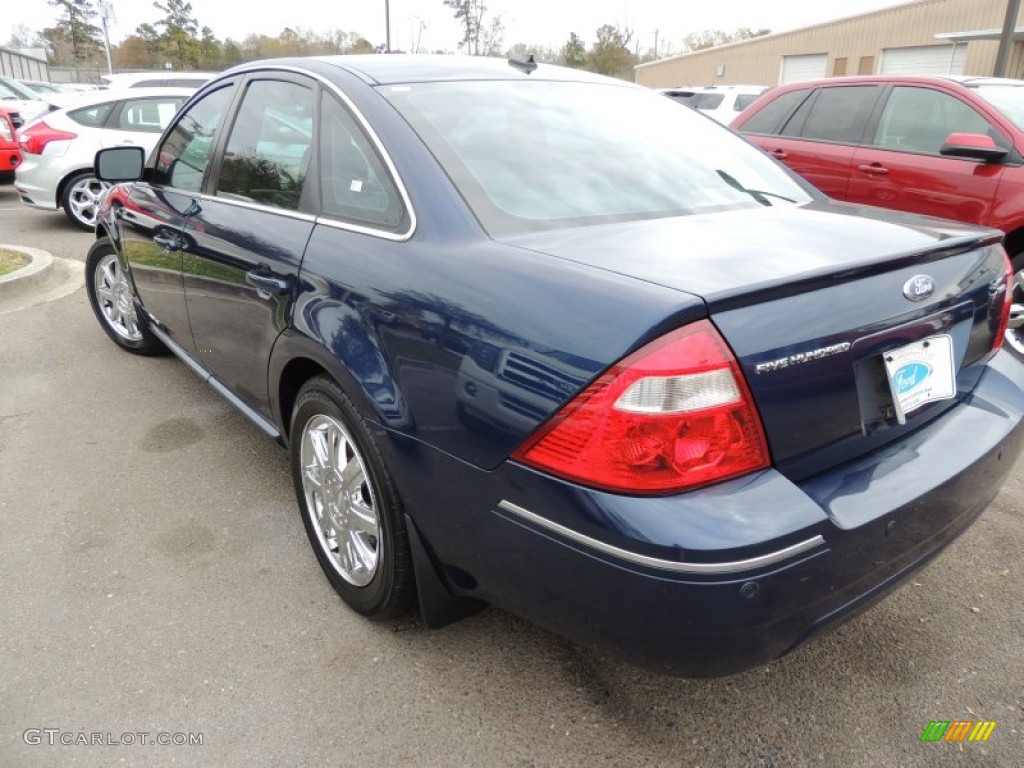 2007 Five Hundred SEL - Dark Blue Pearl Metallic / Pebble photo #16