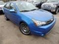 2011 Blue Flame Metallic Ford Focus SES Sedan  photo #1