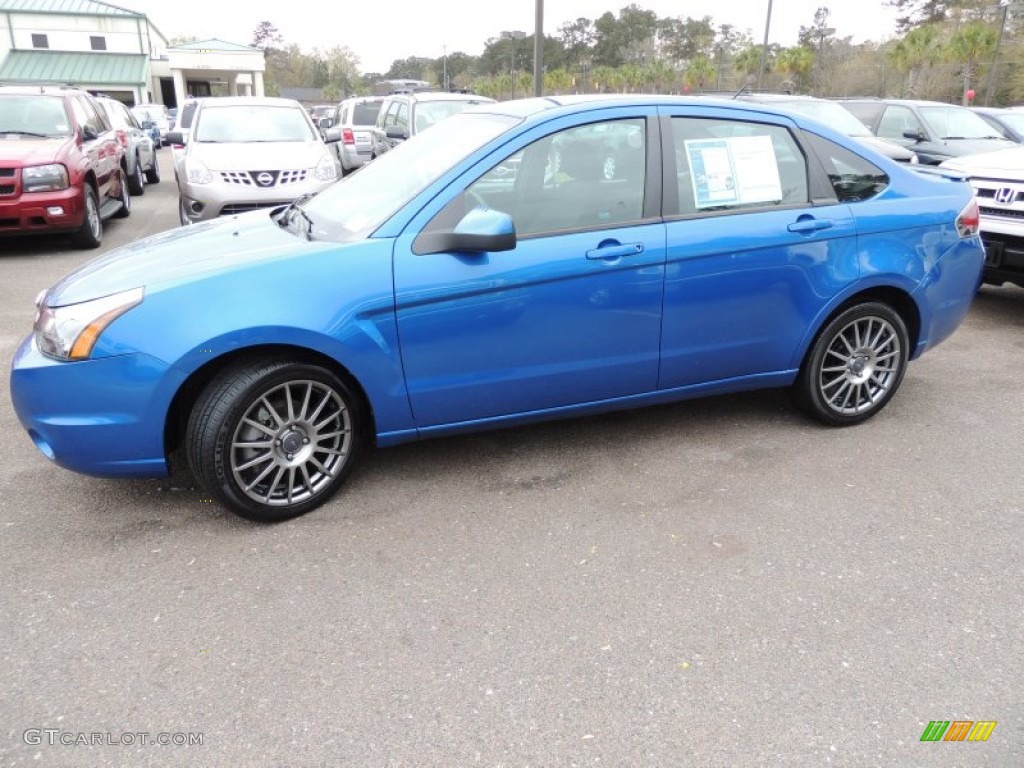 Blue Flame Metallic 2011 Ford Focus SES Sedan Exterior Photo #78798956