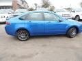 2011 Blue Flame Metallic Ford Focus SES Sedan  photo #12