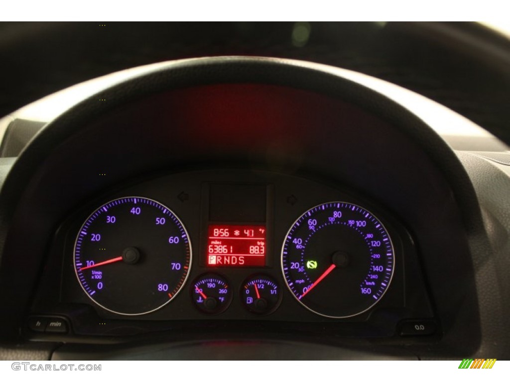 2009 Volkswagen Jetta SE Sedan Gauges Photo #78799289