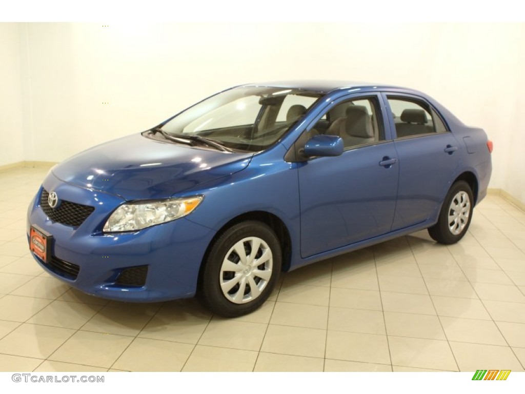 Blue Streak Metallic 2010 Toyota Corolla LE Exterior Photo #78799523