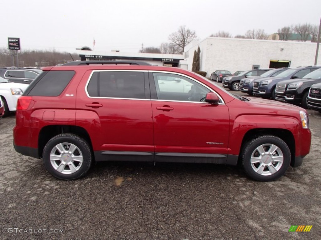 Crystal Red Tintcoat 2013 GMC Terrain SLE AWD Exterior Photo #78800928